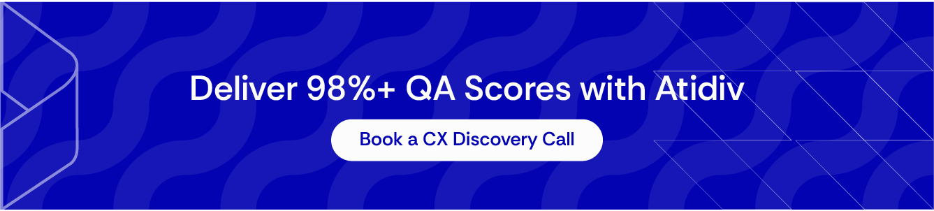 Deliver 98%+ QA Scores with Atidiv