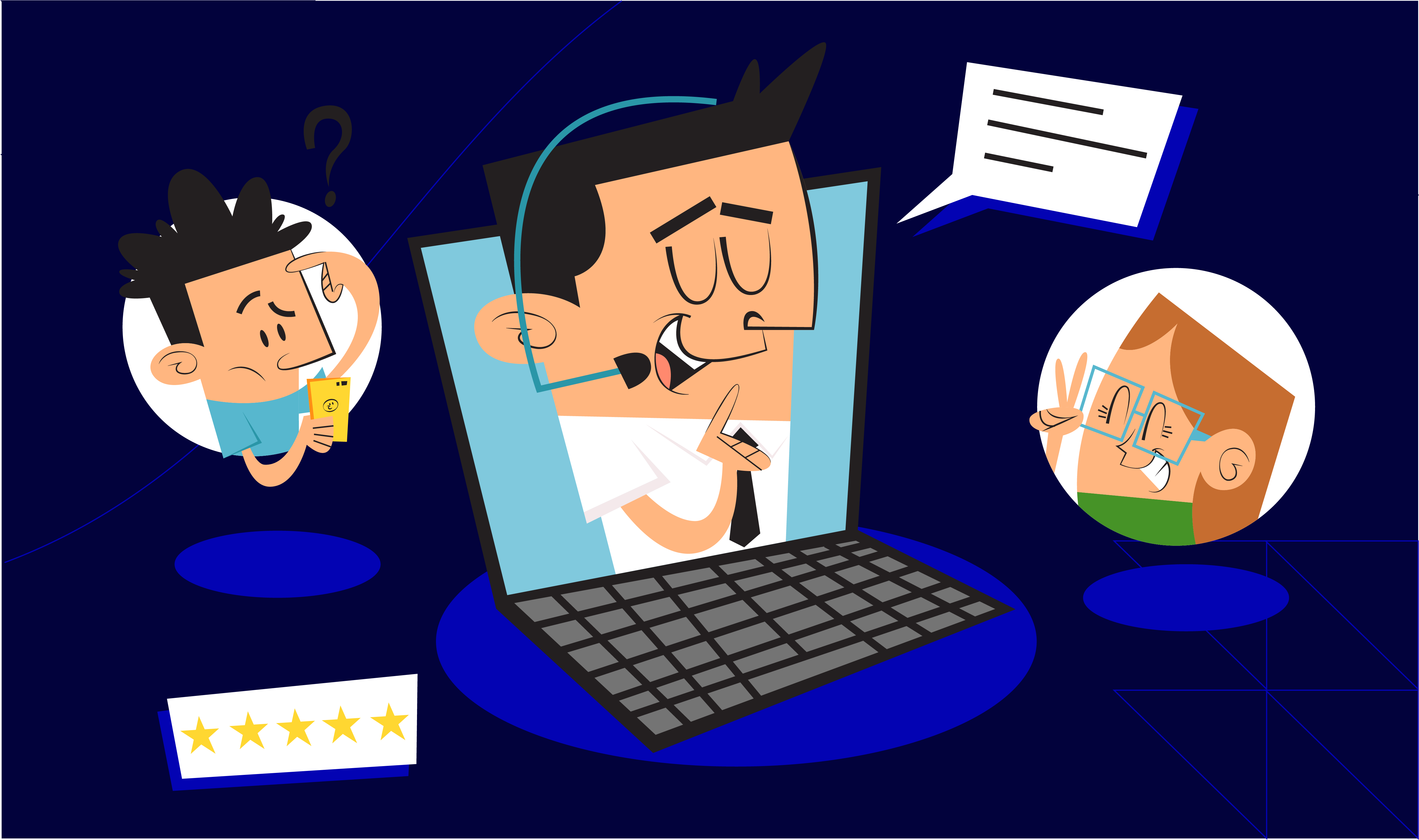bad customer service​ meaning