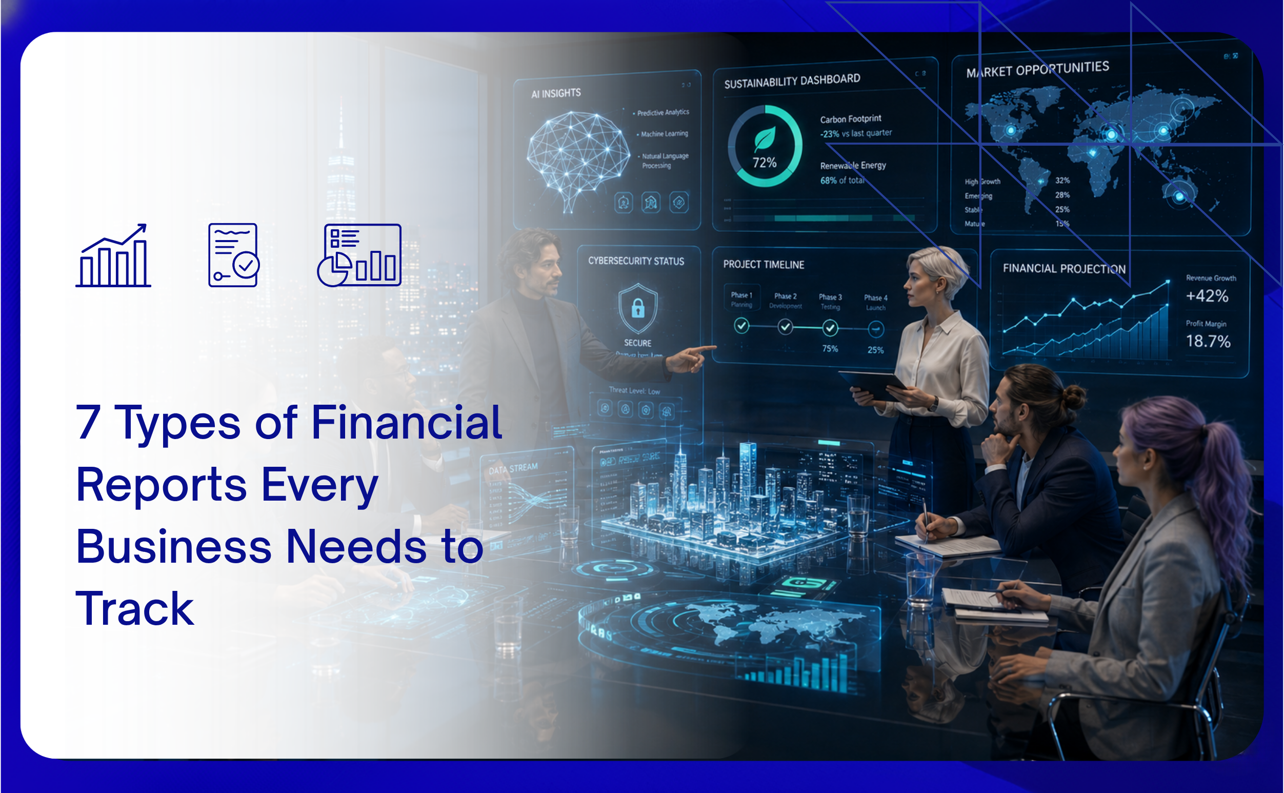 7 financial reports business needs to track
