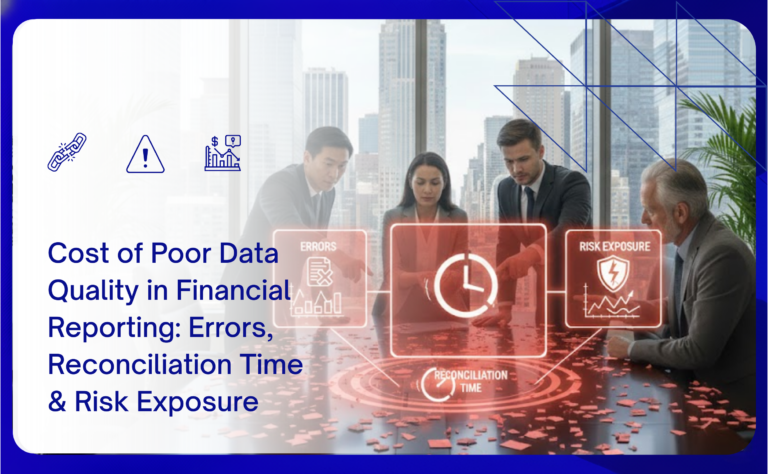 Cost of Poor Data Quality in Financial Reporting Errors, Reconciliation Time & Risk Exposure