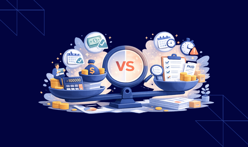 comparison accounting cash vs accrual  