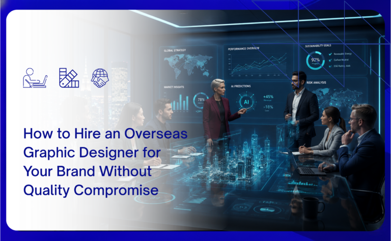 hire overseas graphic designer for your brand