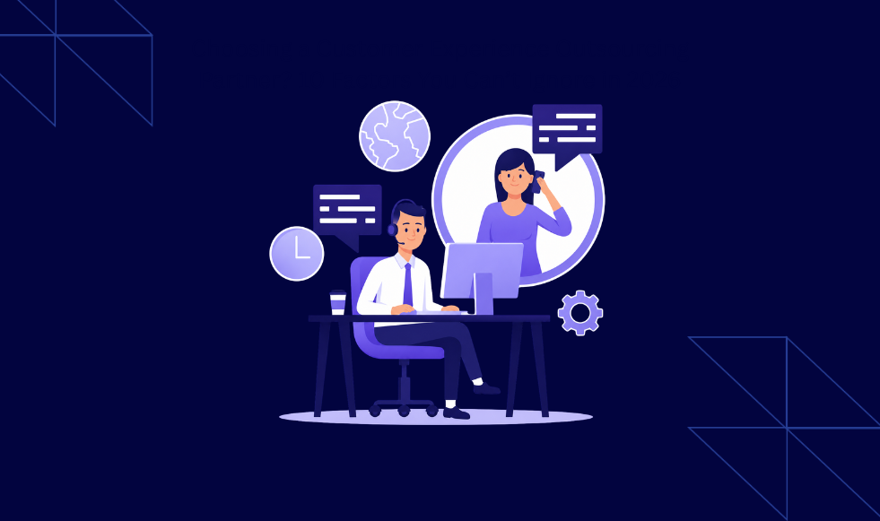 customer experience outsourcing partner choosing