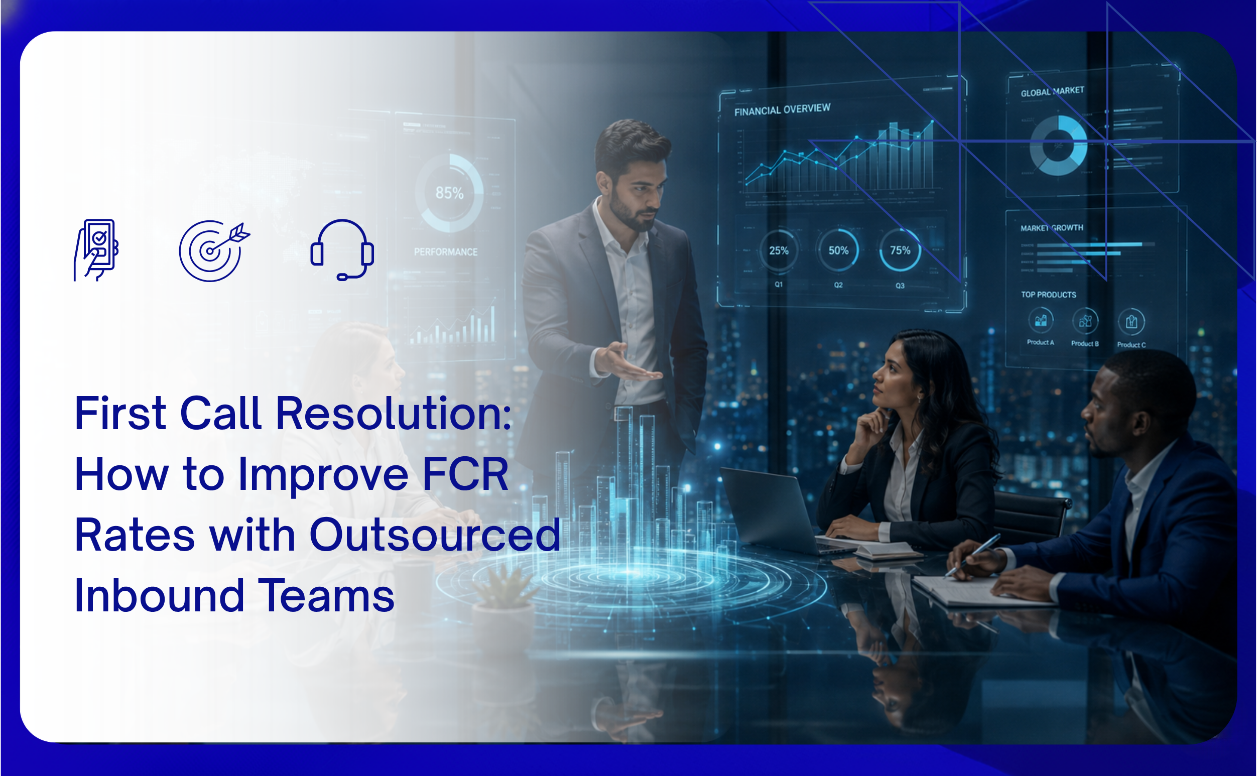 how to improve fcr with outsourced inbound teams