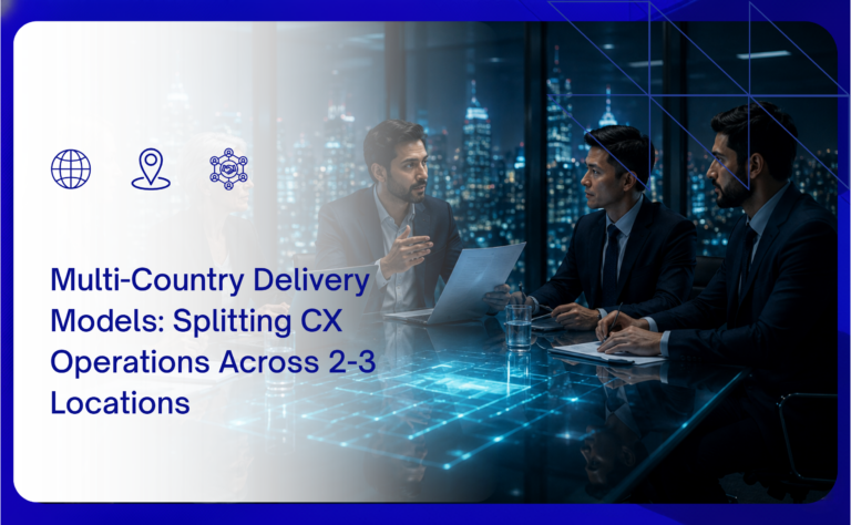 multi-country delivery models splitting cx operations