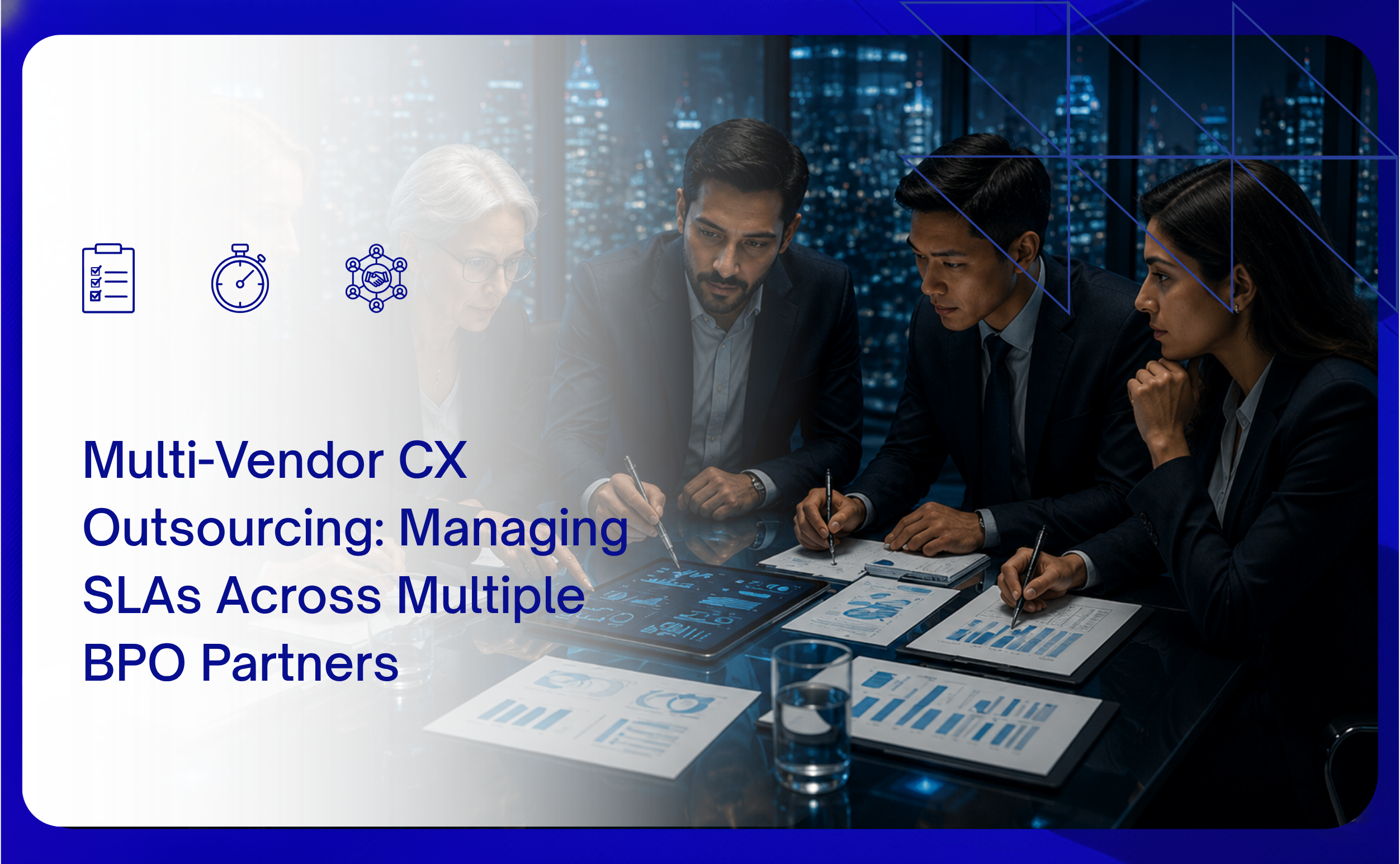 multi vendor cx outsourcing managing slas