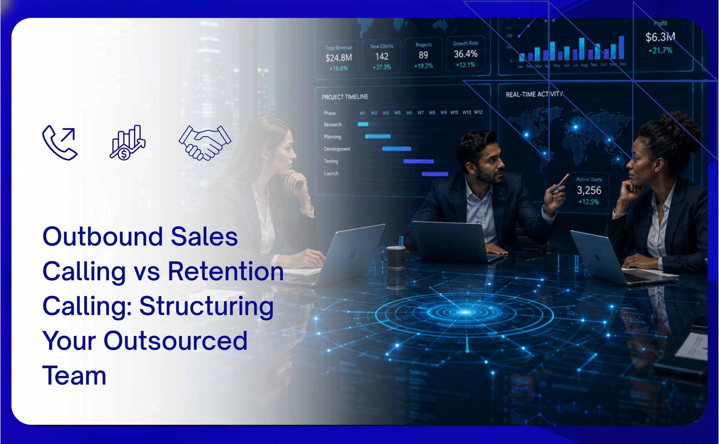 outbound sales vs retention calling