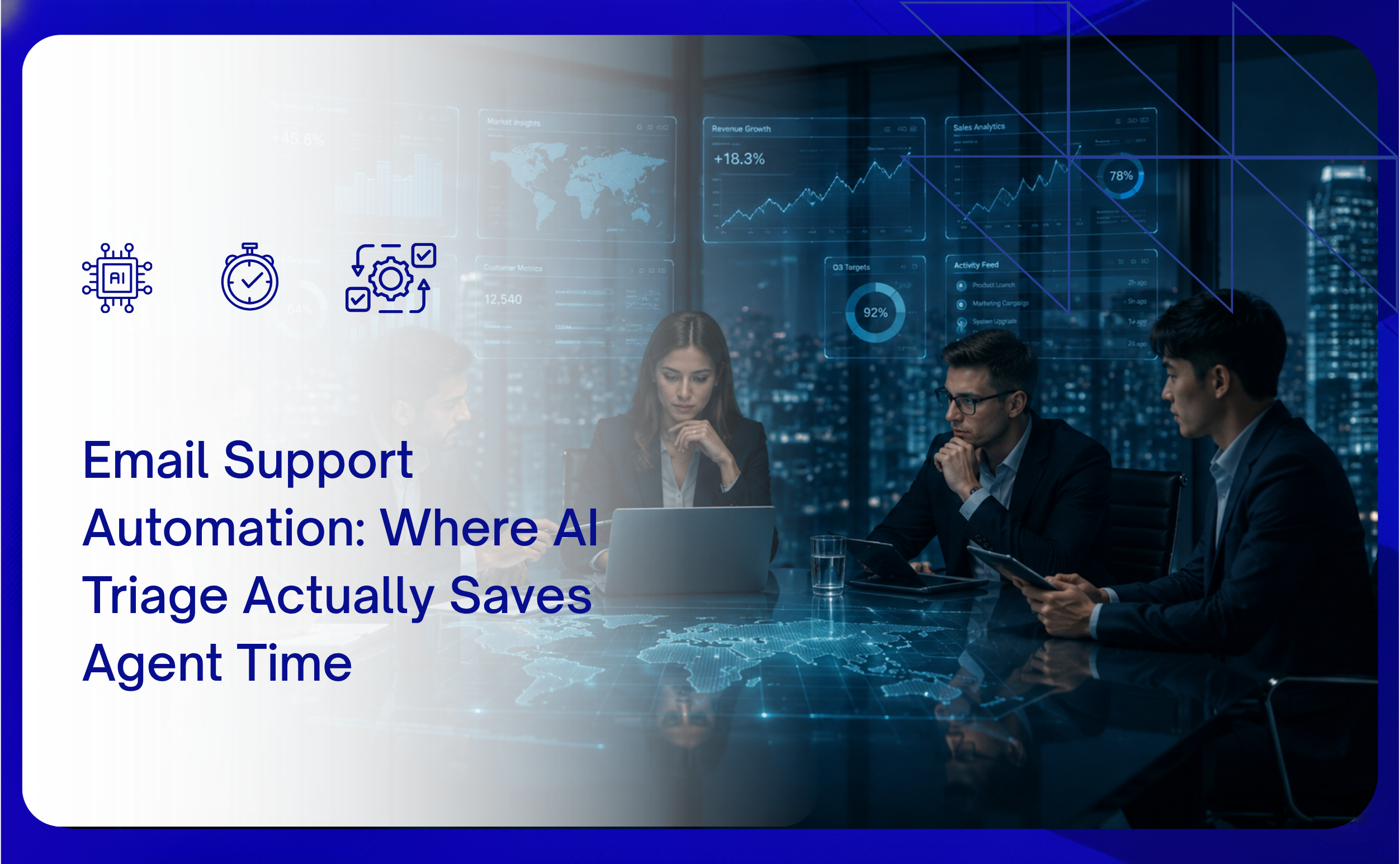 email support automation where ai saves agent time