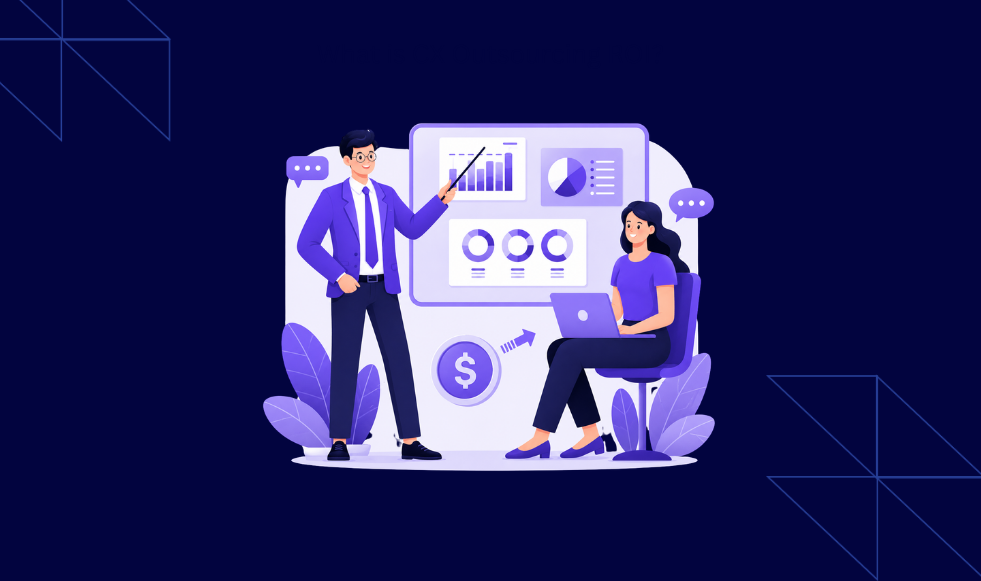 cx outsourcing roi define 