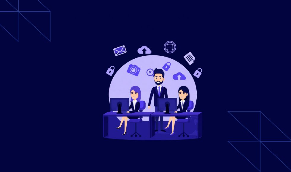 why companies use cx outsourcing pilot program